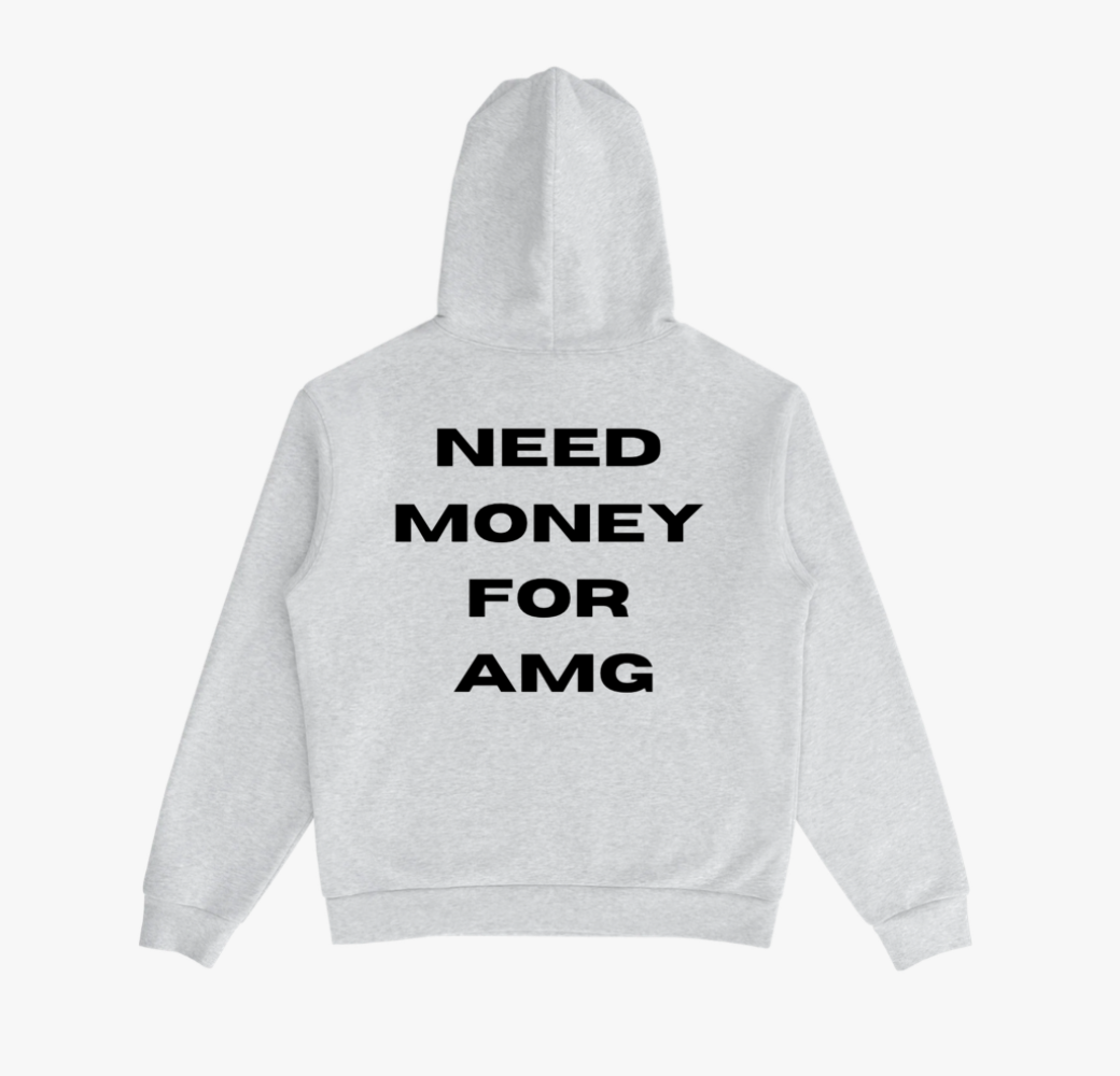 NEED MONEY FOR AMG HOODIE - GREY