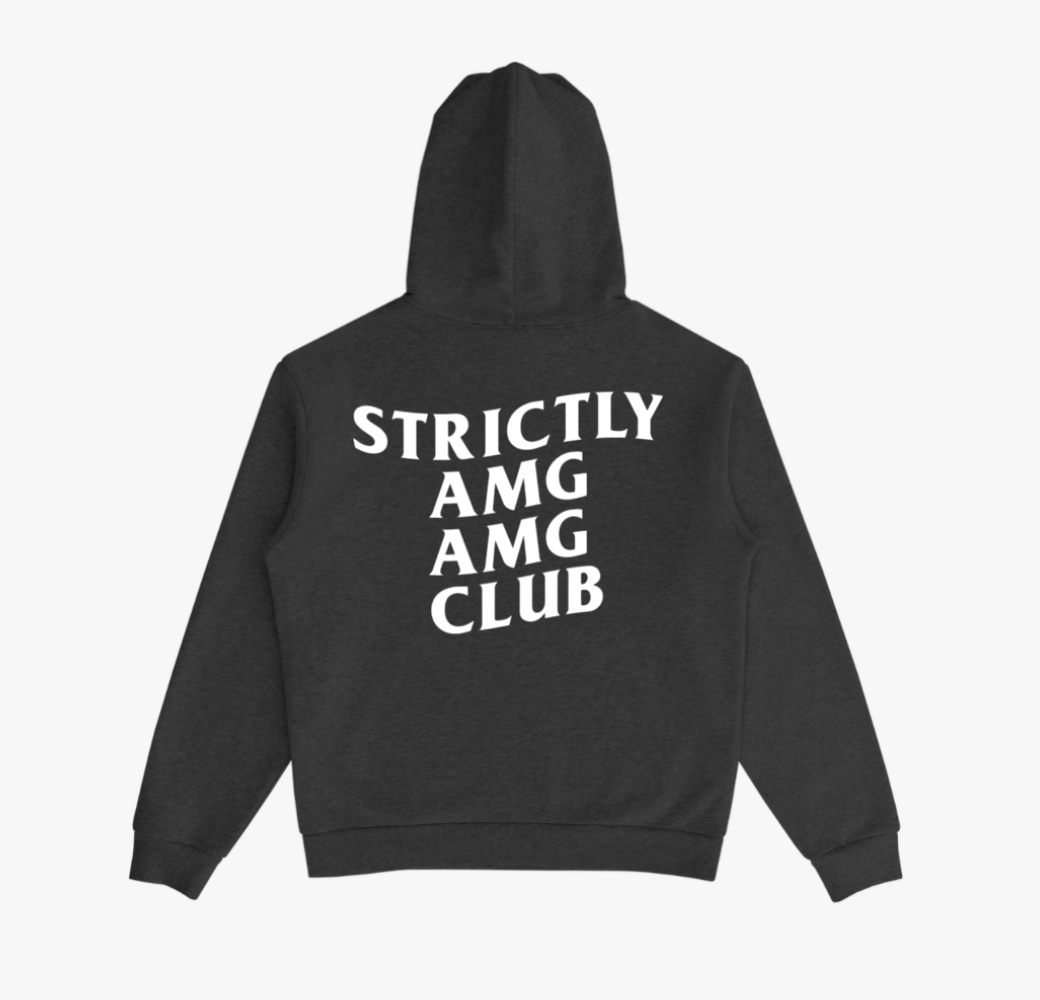 STRICTLY AMG AMG CLUB HOODIE - BLACK