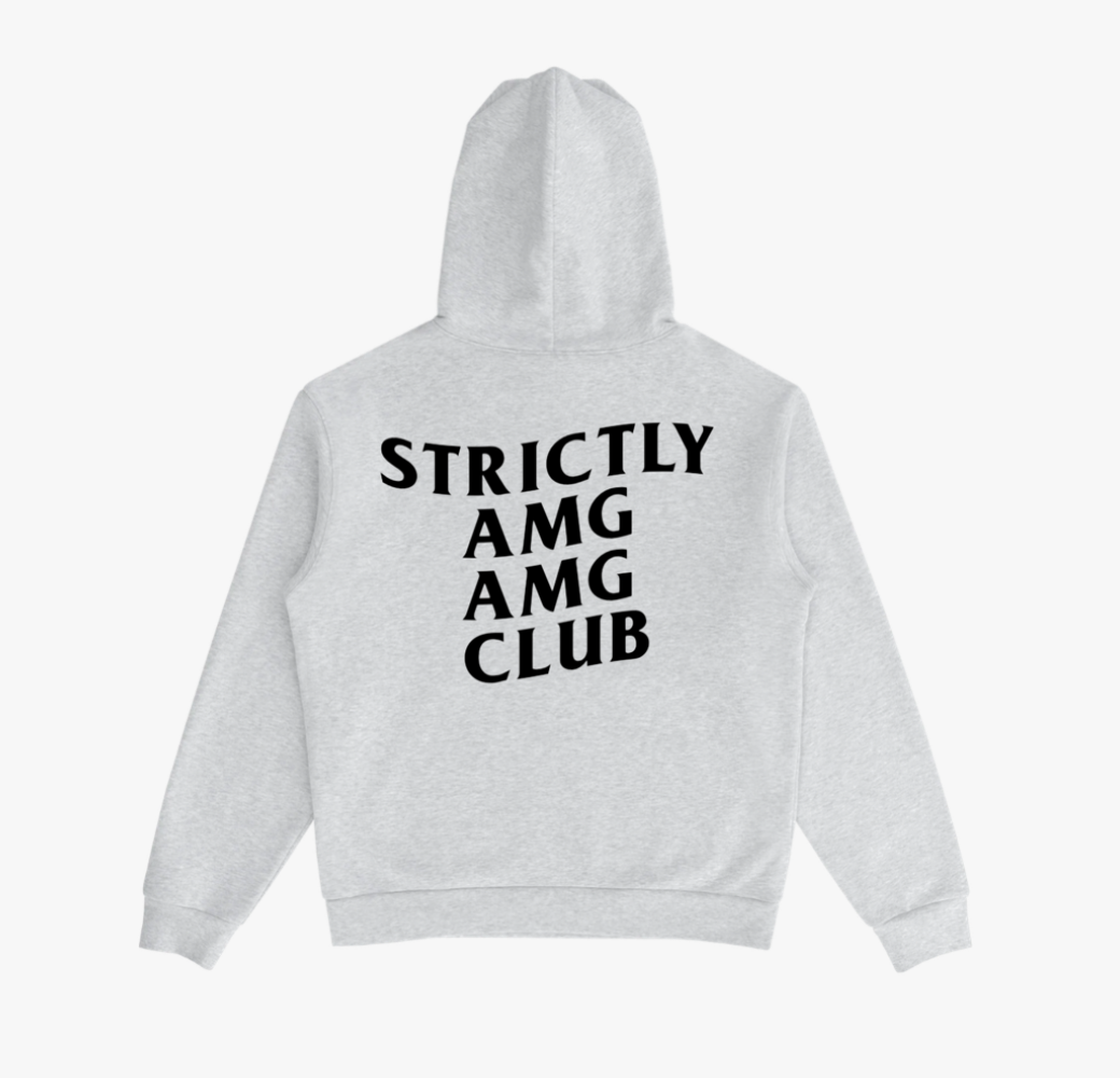 STRICTLY AMG AMG CLUB HOODIE - GREY