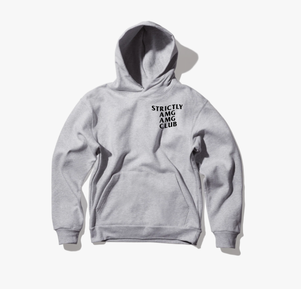 STRICTLY AMG AMG CLUB HOODIE - GREY