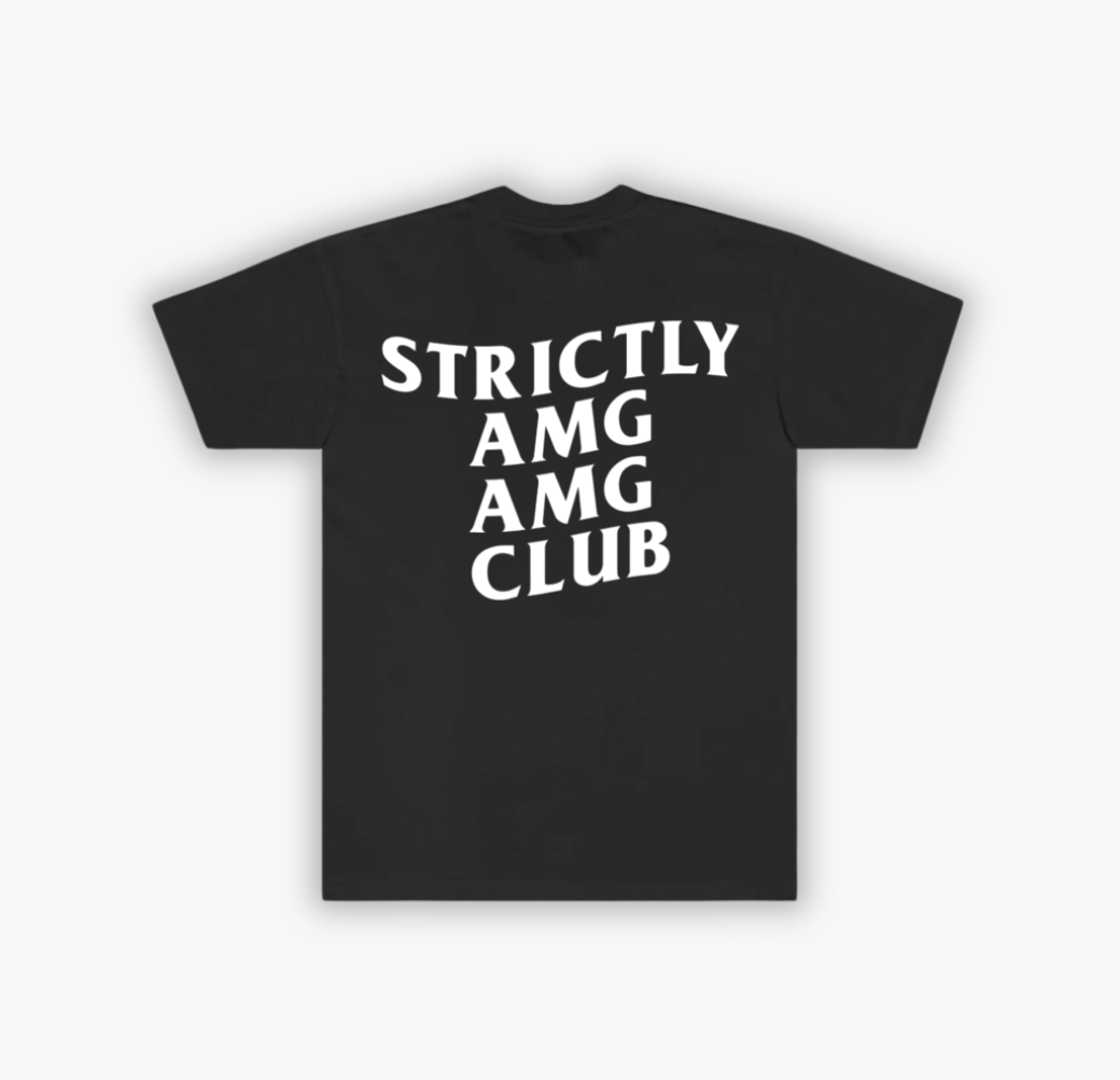 CAMISETA SAC STRICTLY AMG AMG CLUB - NEGRO