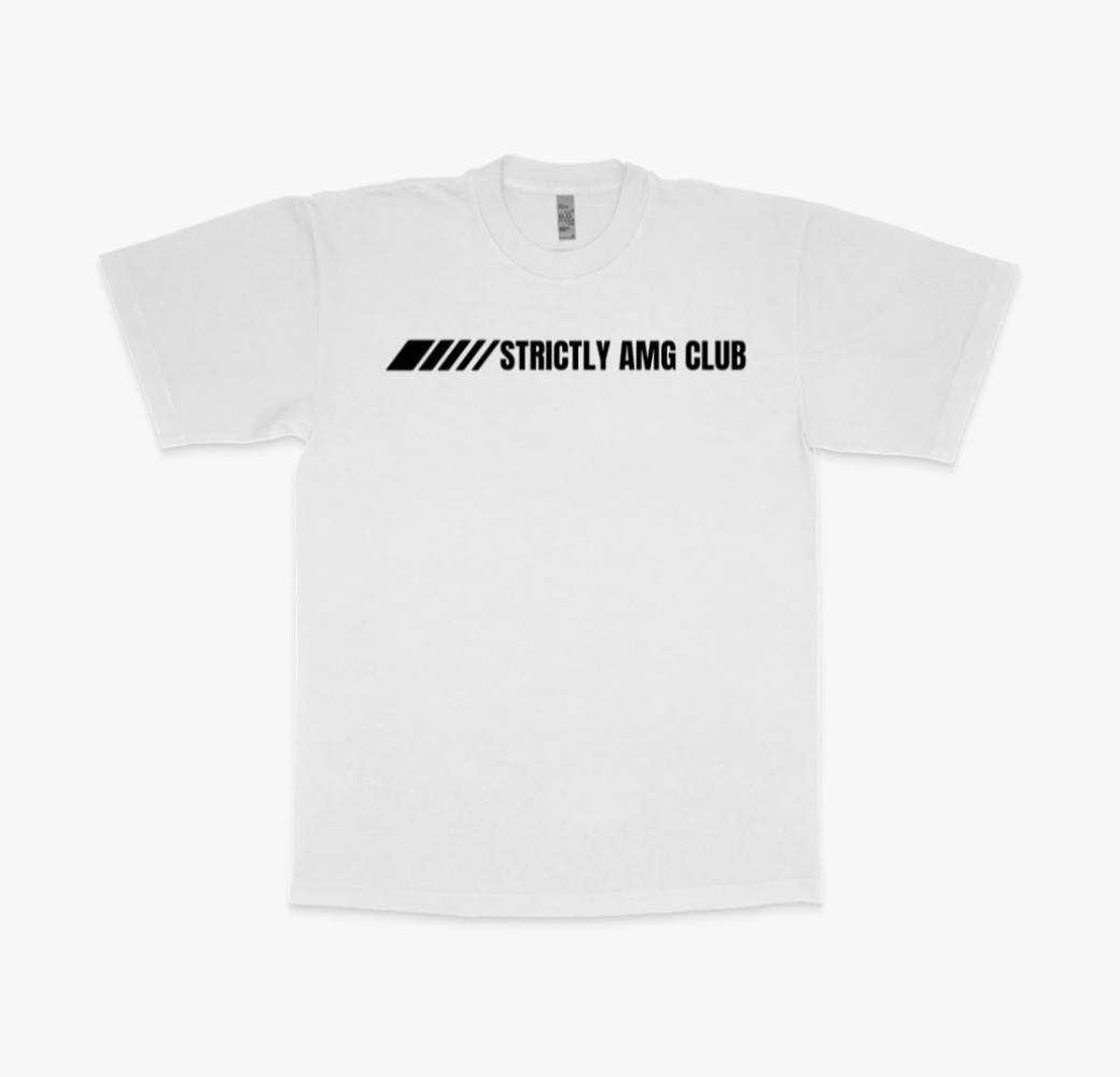 STRICTLY AMG CLUB T-SHIRT - WHITE